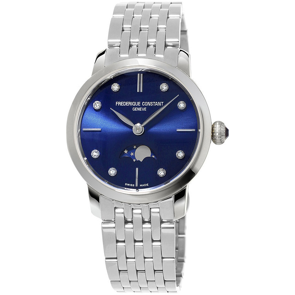 Часы Frederique Constant Slim Line Moonphase FC-206ND1S26B